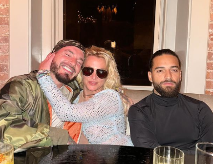 Balvin, Spears y Maluma. Imagen tomada de Instagra,