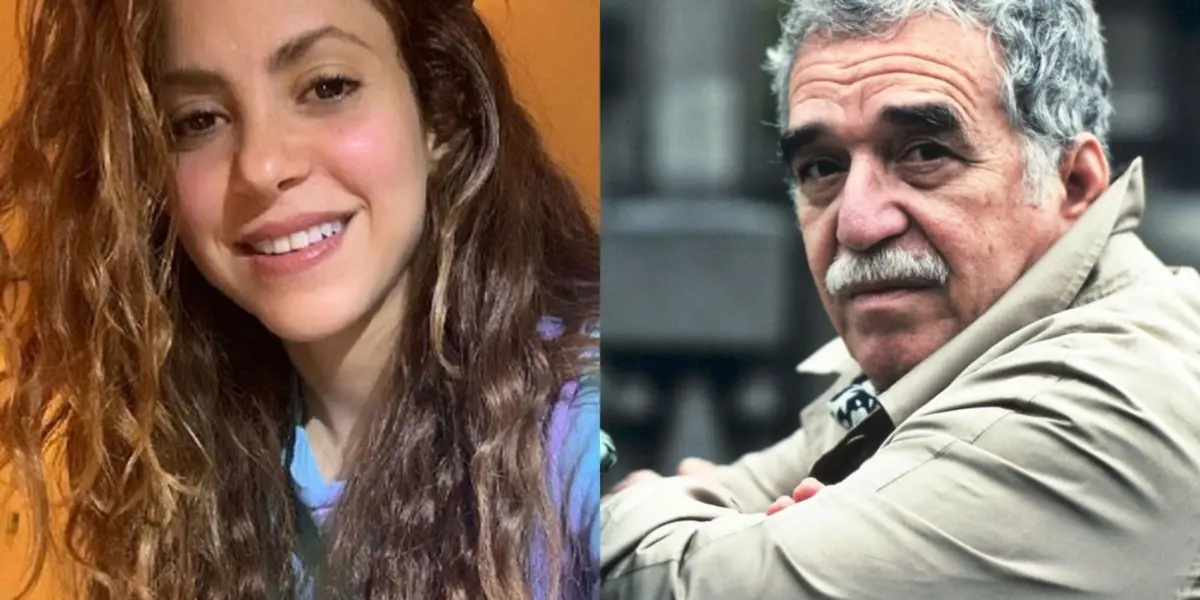 Shakira y Gabo. Imagen tomada de Nueva Mujer