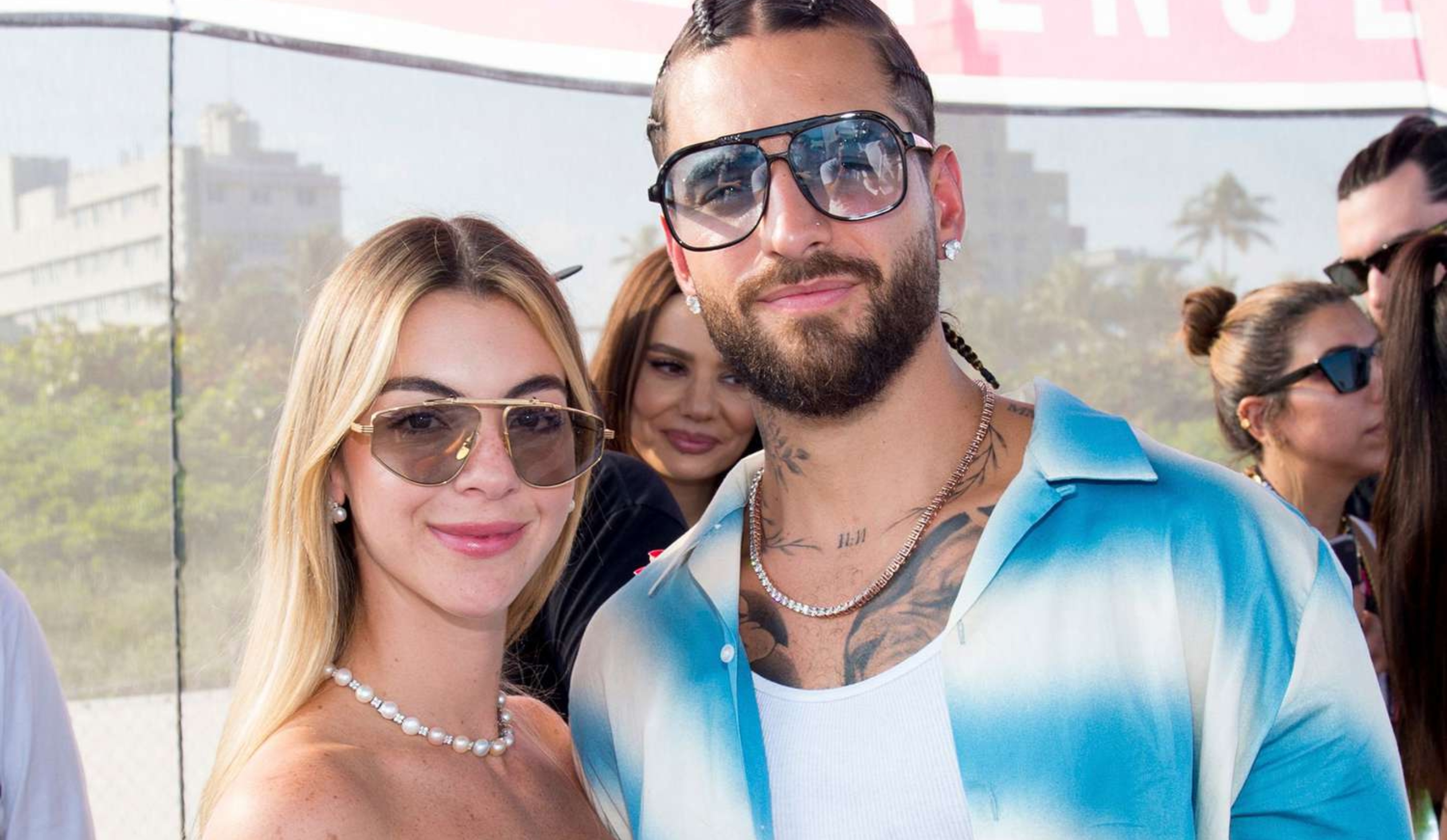 Susana Gómez y Maluma. Imagen tomada de People